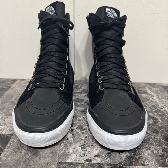 Vans Men's Super SK8-HI Zip Ballistic Sneakers Black Size 7.0 Women 5.5 Men - Picture 7 of 12
